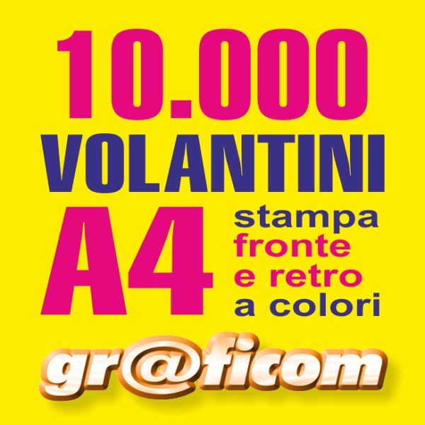 volantini A4 10000