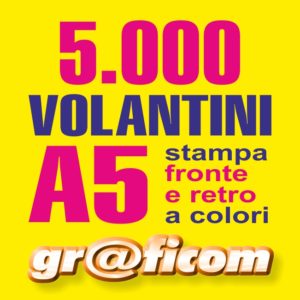 volantini A5 5000