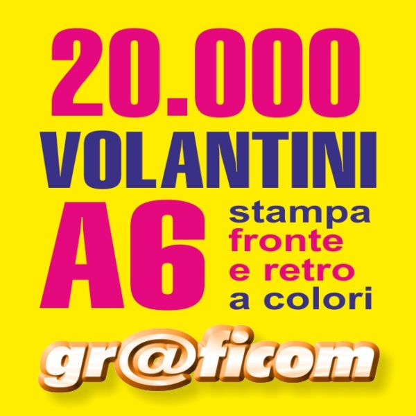 volantini A6 20000