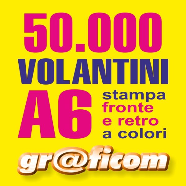 volantini A6 50000