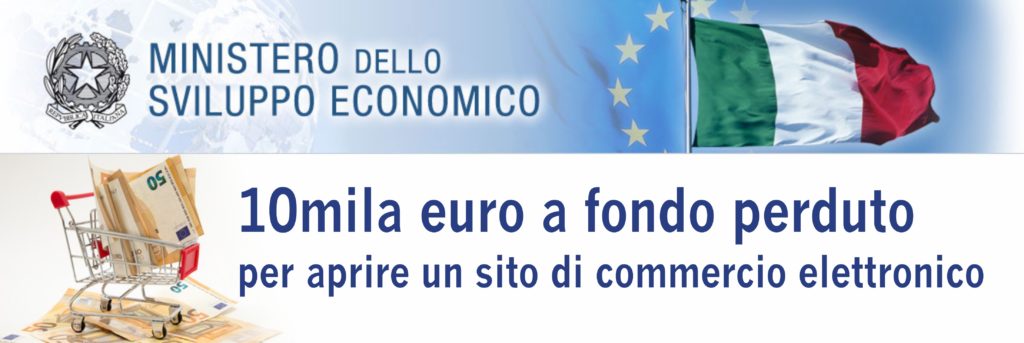 10mila euro a fondo perduto per aprire un sito di commercio elettronico