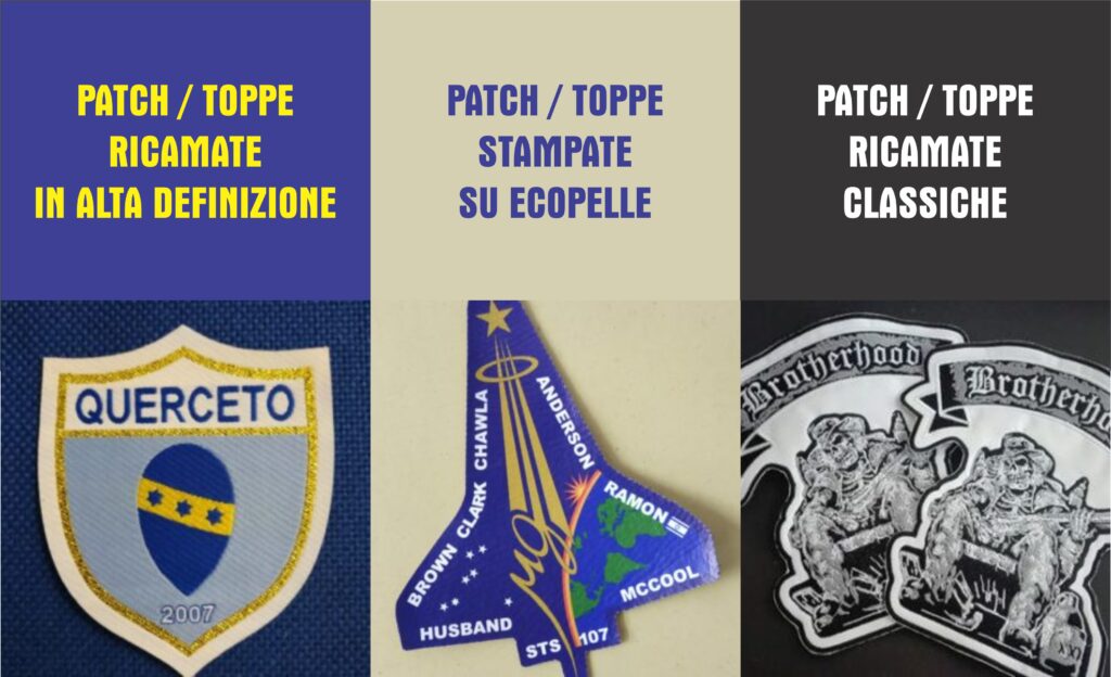 Patch personalizzata con il cognome ricamato stile GPG